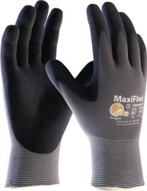 Gloves MaxiFlex Ultimate 34-874 size 11 grey/black nylon w.nitrile micro-foam EN