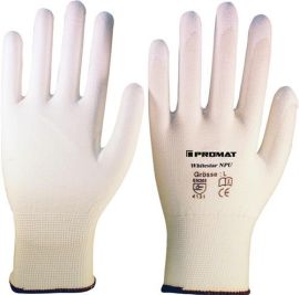 Handschuhe Whitestar NPU Gr.10 (XXL) weiß Nyl.mitPU EN 388 Kat.II