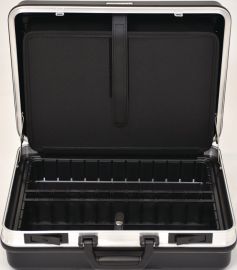 Hard-shell tool case 24.5 l ABS plastic aluminium frame