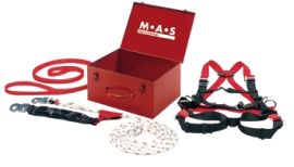 Safety kit case EN 363,EN 361,EN 358,EN 353-2 cat.3 4-piece MAS