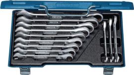 Ratchet combination spanner set 7 R-012 12pc. AF 8-19 mm CV. i.steel case GEDORE