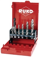 Kombigewindebohrersatz DIN3126 7tl.  RUKO