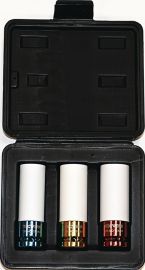 Kraftsteckschlüsselsatz 3-tlg.1/2 Zoll lang,6-kant