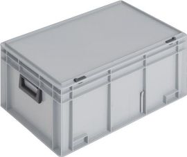 Kunststoffkoffer grau 600x400x293mm