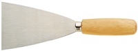 Painter#s spatula professional width 50 mm fine polished wood flat oval