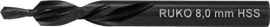 Subland twist drill type N M8 HSS 90 degree core hole RUKO