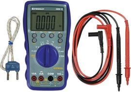 Multimeter DMM 10 0-600 V AC/DC resistance/continuity Temperature PROMAT