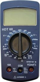 Multimeter Digitalanzeige 2-600 V AC/DC 200 mA - 10 A AC/DC