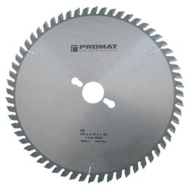 Präzisionskreissägeblatt AD 250mm Z.60 WZ Bohrung 30mm Schnitt-B.3,2mm HM