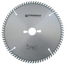 Präzisionskreissägeblatt AD 250mm Z.80 WZ Bohrung 30mm Schnitt-B.3,2mm HM