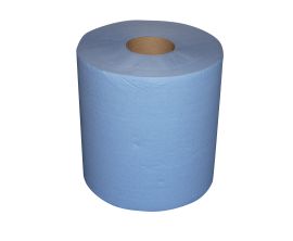 Cleaning wipe 1-ply, perforated, RCS blue