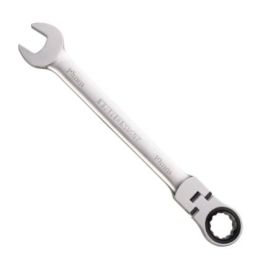 Ratchet combination spanner with flex head AF 17 mm