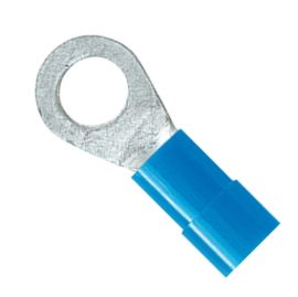 Ring terminal cross-sect. 1.5 - 2.5 mm² flange hole M5 blue 100/bag