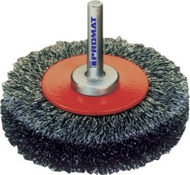 Round brush dm 70 mm 6 mm wire thickness 0.3 mm steel wire max. speed 15000 min-