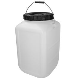Collection container with screw cap
