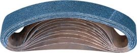 Sanding belt L. 330 mm width 10 mm granulation 120 for stainless steel zirconium