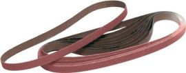 Sanding belt L. 330 mm width 10 mm granulation 40 for wood/metal corundum