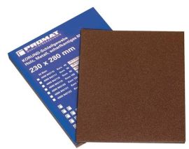 Grinding cloth L280xW230mm granulation 150 for wood/metal corundum