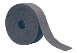 Non-woven abrasive fabric roll length 10 m width 120 mm ultra fine 1000 grey 10m
