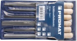 Schlüsselfeilensatz L.100mm Hieb 2 Buche