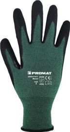 Cut-resistant glove Mosel size 7 green/black HDPE/glass fibre/nitrile foam EN 38