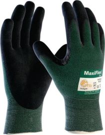 Cut-resistant gloves MaxiFlex Cut 34-8743 size 10 green/black nyl./gl. fibre/El.