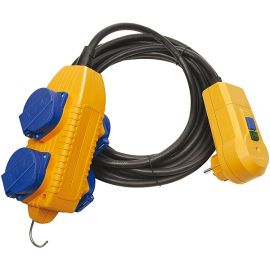 Schutzadapterleitung FI IP 44 mit Powerblock 5m, IP44