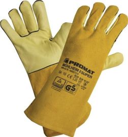 Welder#s gloves Mühlheim II Super size 9 yellow quality cowhide full-grain/split