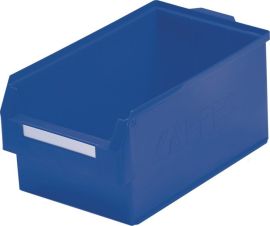Semi-open container L500xW300xH250mm blue PE