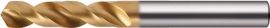 Spiralbohrer DIN 1897 Typ UNI D.10,2mm Spiral-L.43mm HSS-Co TiN ext.kurz