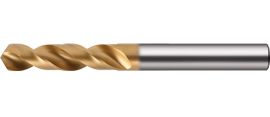 Spiralbohrer DIN 1897 Typ UNI D.1,7mm Spiral-L.10mm HSS-Co TiN ext.kurz