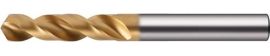 Twist drill DIN 1897 Type UNI nominal dm 3.4 mm spiral length 20 mm HSS-Co TiN e