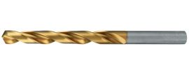 Twist drill DIN 338 type N nom dm 2.2 mm HSS profile ground TiN short spiral len