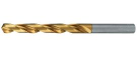 Spiralbohrer DIN 338 Typ N D.9,9mm Spiral-L.87mm HSS profilgeschl. TiN kurz