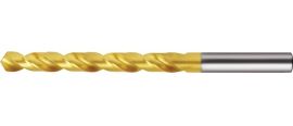 Twist drill DIN 338 Type UNI nominal dm 3.3 mm spiral length 36 mm HSS-Co TiN sh