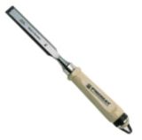Firmer chisel W. 20 mm with clamp white-beech handle Ulm Form CV steel