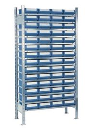 Shelving unit H2000xW1000xD500mm add-on shelf 14 steel 56 x 8