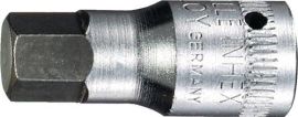 Steckschlüsseleinsatz 44 K 1/4 Zoll Innen-6-kant 6mm L.28mm STAHLWILLE