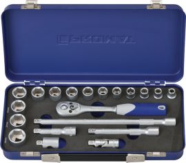 Steckschlüsselsatz 3/8 Zoll 20 tlg. 8-22 mm