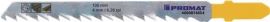 Jigsaw blade L.75mm WS pitch4mm ground, straight set for all woods 5/PU