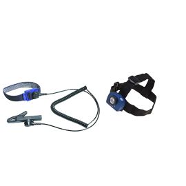 Stirnlampe und ESD Armband Set
