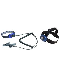 Stirnlampe und ESD Armband Set