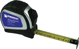 Pocket retracting tape measure length 8 m