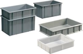 Transportstapelbehälter eck.19,0l PE grau L503xB340xH142mm