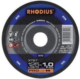 Trennscheibe XT67 D115x1mm ger.STA Bohrung 22,23mm RHODIUS
