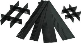 Divider for stackable transport cont. h. 120 mm PP anthracite 10/box LA-KA-PE