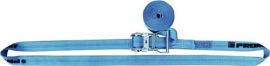 Lashing strap EN 12195-2 length 8 m width 35 mm with ratchet LC U 2000 daN 