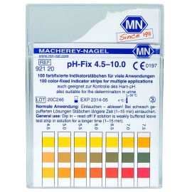 Fix pH indicator strips pH 4.5 to 10.0