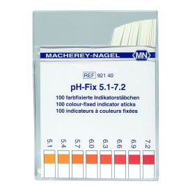 Tiges-test pH Fix 5,1–7,2