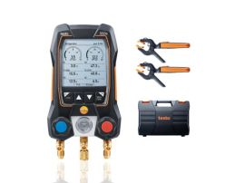 testo 550s Smart Kit - Smart digital manifold with wireless clamp temperature pr